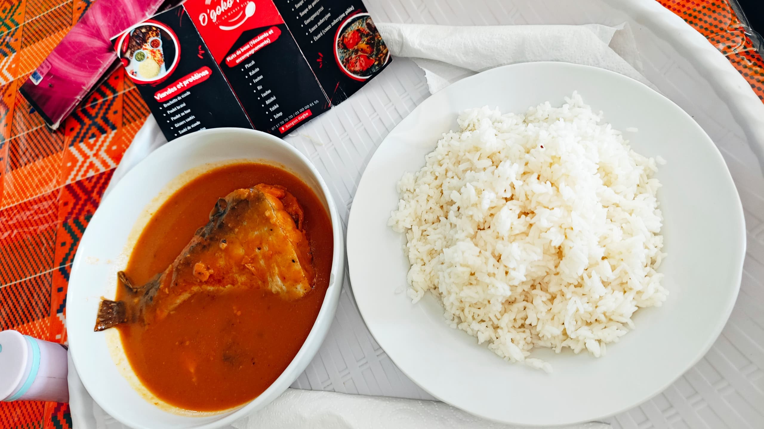 SOUPE DE MACHARON+RIZ